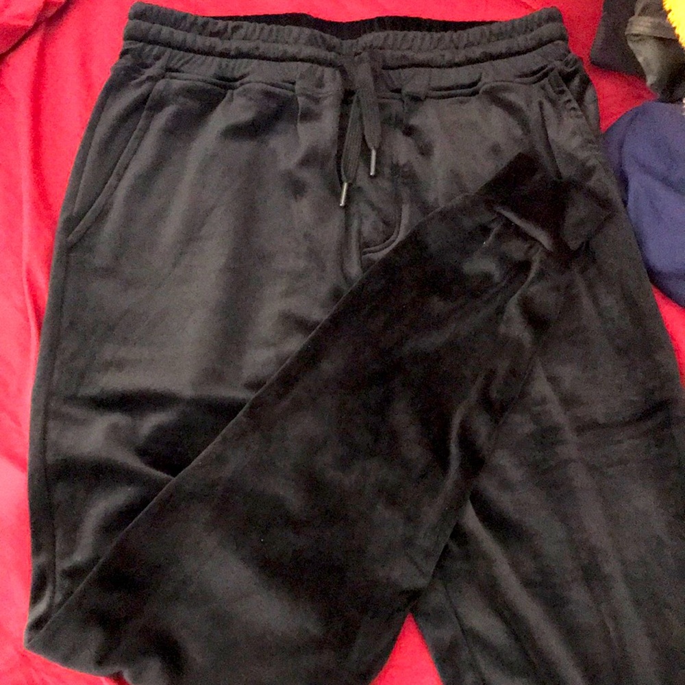 Velour sweatpants/joggers